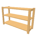 Pinewood Rack Low Height