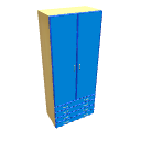 Blue wardrobe