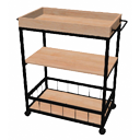 Waitress table on wheels