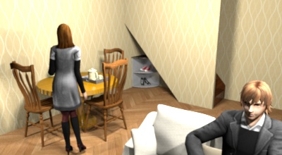 Create Wall Opening with Invisible Triangles. Decorate the room