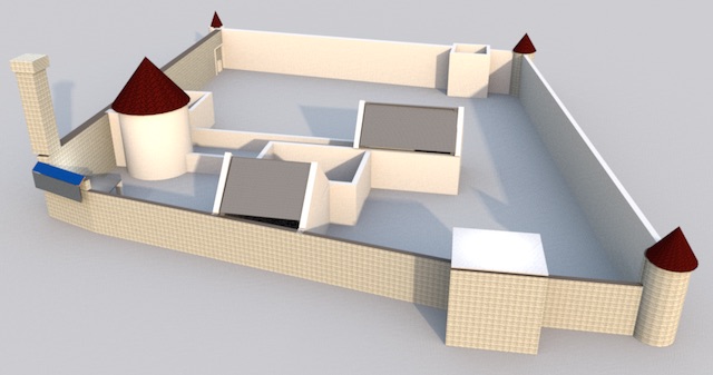 Use Case: Historical Castle Reconstruction . castle maquette