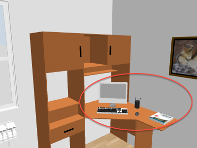 Sweet Home 3D 4.4. placing objects 3