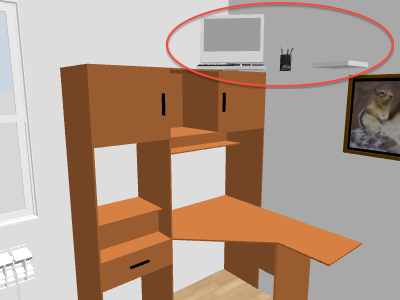 Sweet Home 3D 4.4. placing objects 2