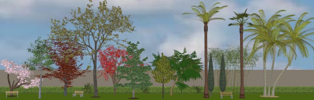 Furniture libraries 1.8. Garden