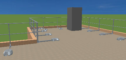 Somain 3D. Self-supporting handrail