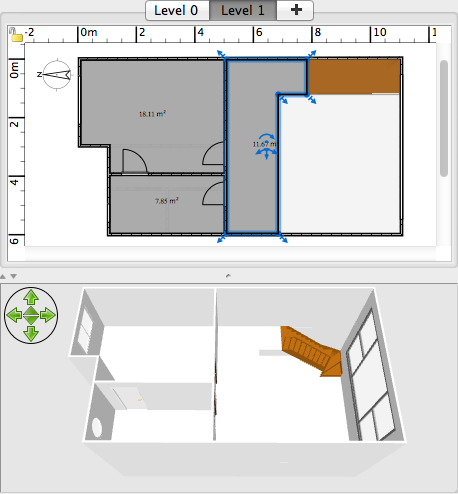 create rooms and mezzanine