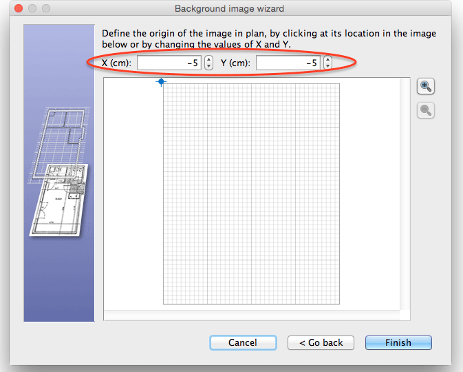 define background image
