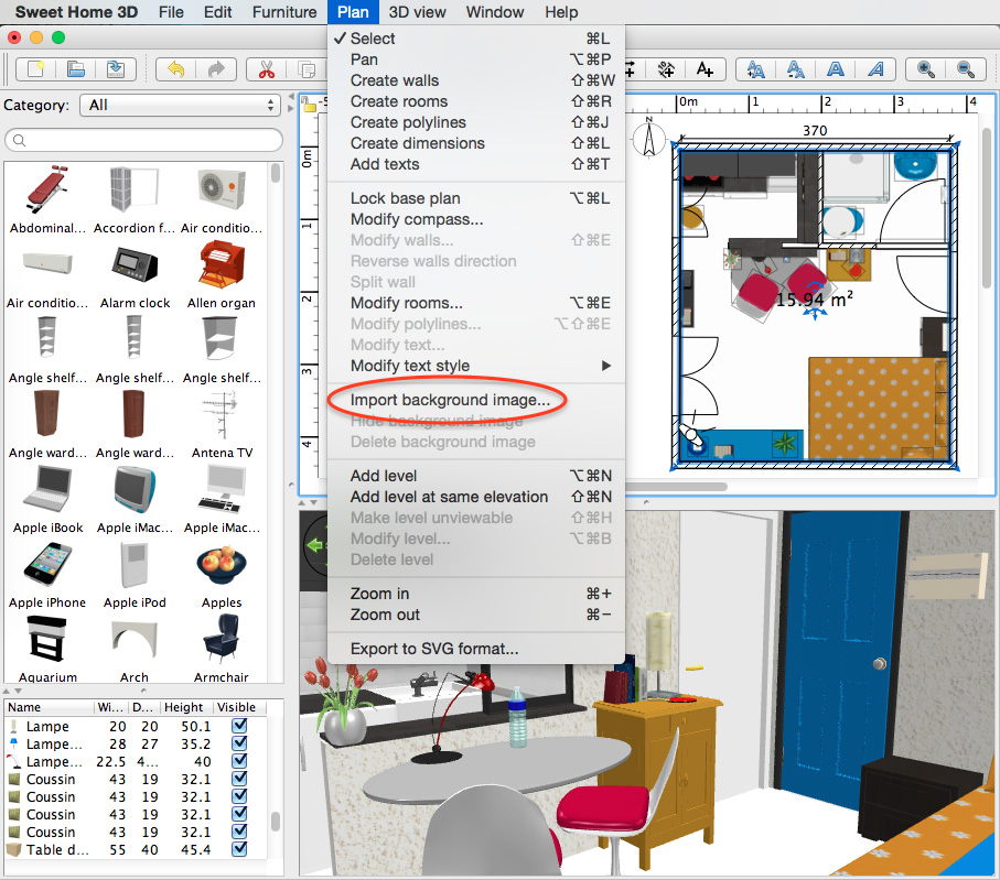 import background image