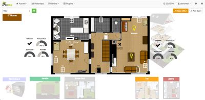This article explores how users of Sweet Home 3D connect the design of their home with domotic software.