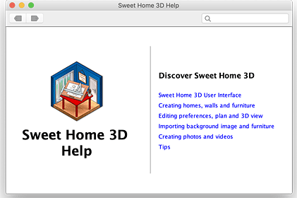 Sweet Home 3D help